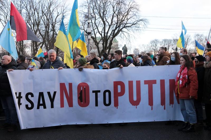 Marș pentru Ucraina, la Kiev, Foto: Ukrinform / Shutterstock Editorial / Profimedia