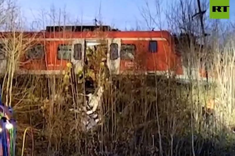 Doua trenuri s-au ciocnit in Germania, Foto: YouTube