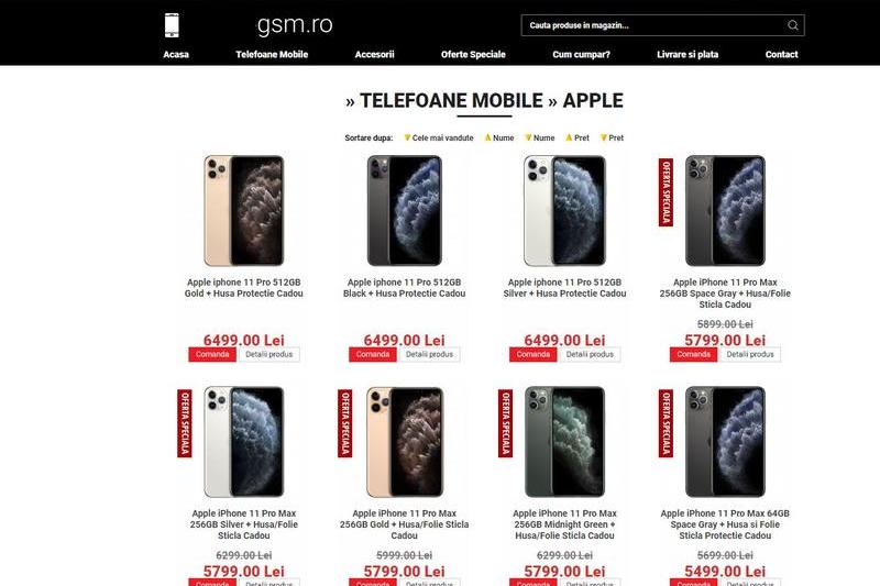 Telefoane online, Foto: Antifrauda.ro