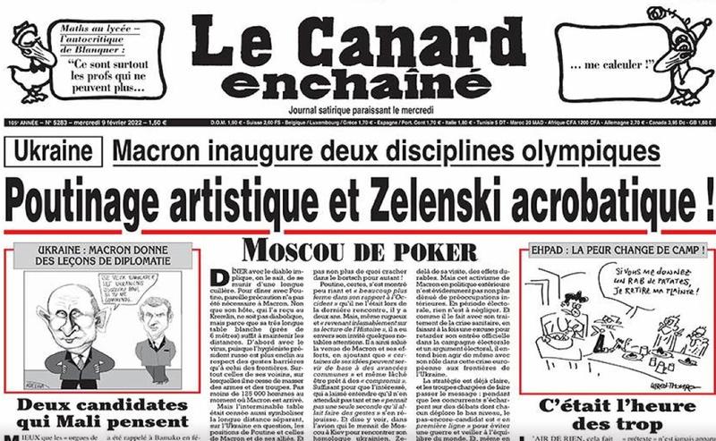 Le canard enchaine, Foto: Captura