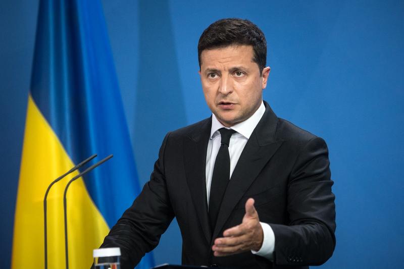 Președintele ucrainean Volodimir Zelenski, Foto: STEFANIE LOOS / AFP / Profimedia