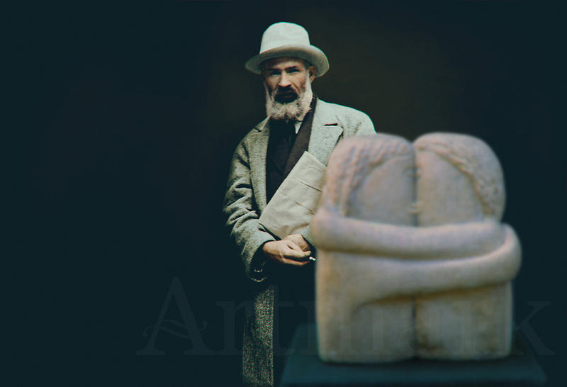 Constantin Brâncuși, la Palatul Cesianu-Racoviță, Foto: Artmark