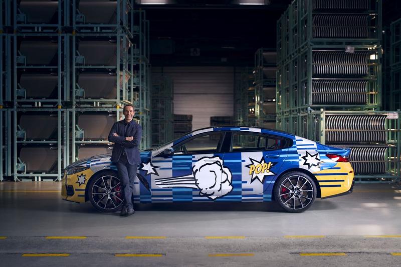 Jeff Koons si editia limitata creata de el M850i xDrive Gran Coupe, Foto: BMW