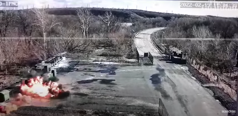 Bombardamente Șceastea, Luhansk, Foto: Captura video