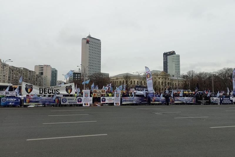 Protest politisti, Foto: Hotnews