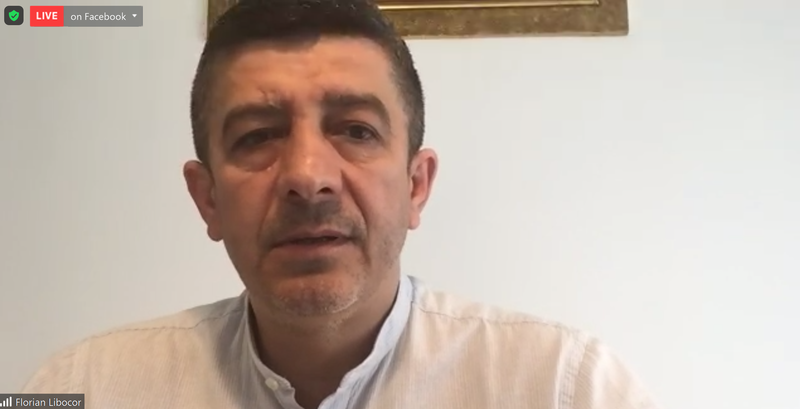 Florian Libocor in timpul conferintei de marti, Foto: Hotnews