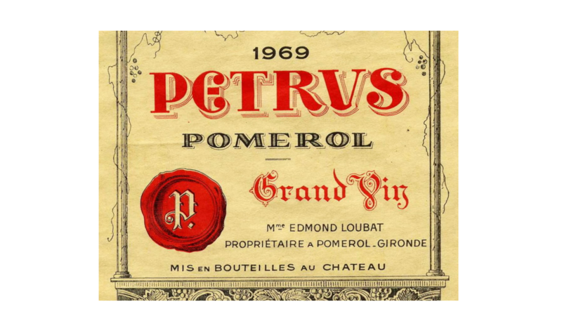 Eticheta Petrus 1969 (Wine and Cork), Foto: Hotnews
