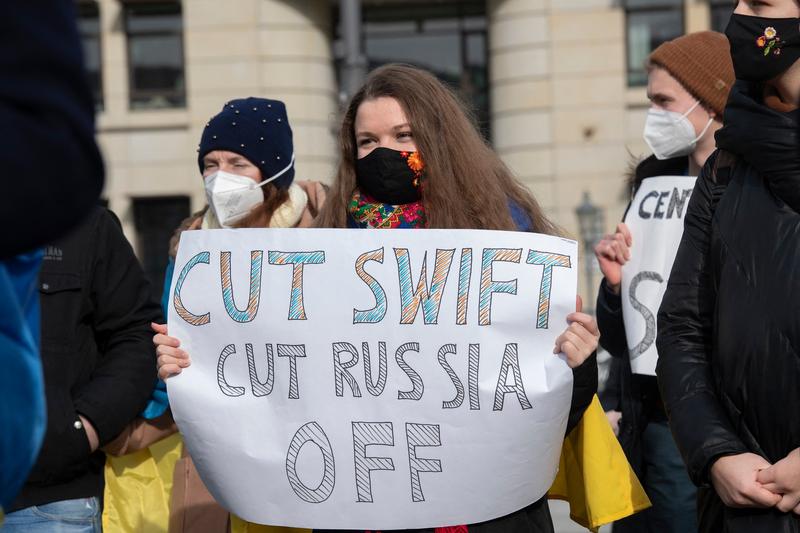 Rusia și sistemul SWIFT, Foto: Paul Zinken / AFP / Profimedia Images