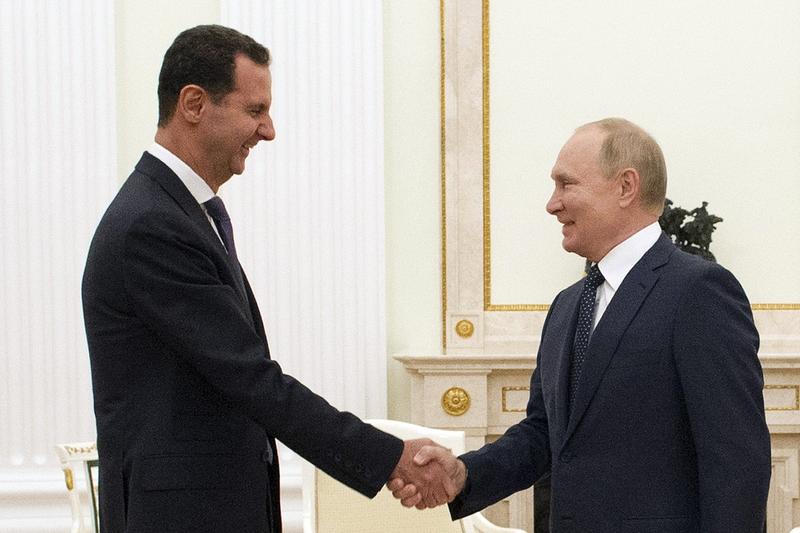 Bashar al-Assad și Vladimir Putin, Foto: Mikhail Klimentyev / TASS / Profimedia Images