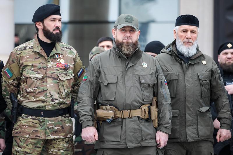 Ramzan Kadirov (centru), Foto: TASS / Profimedia Images