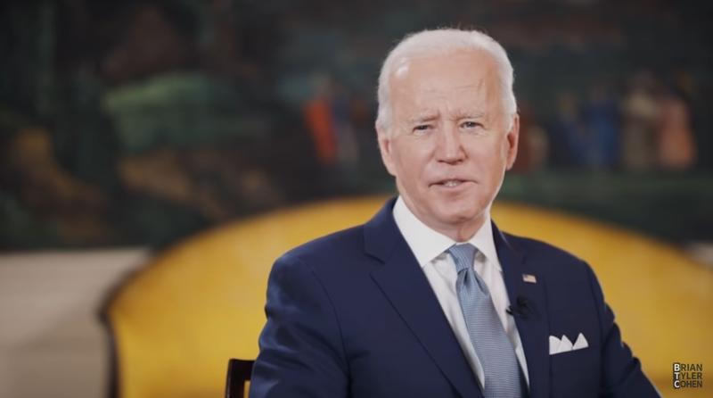 Joe Biden, într-un interviu pentru youtuberul Brian Tyler Cohen, Foto: Captură Youtube