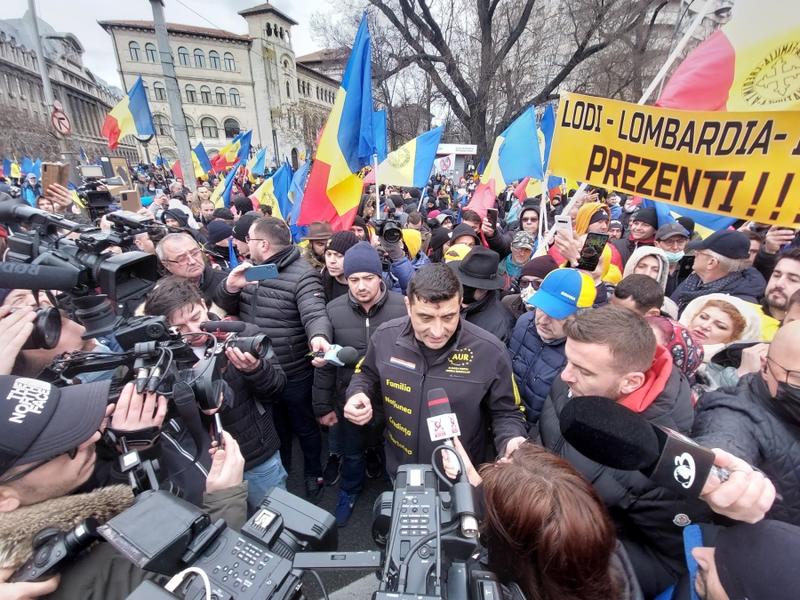 Protest AUR - 27 februarie - 8, Foto: Hotnews