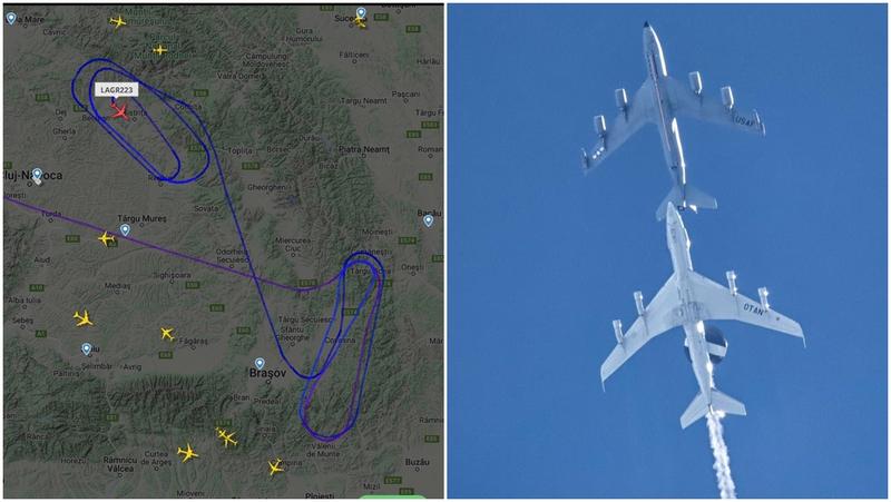 Avioanele care survoleaza discret cerul Romaniei, Foto: Colaj foto