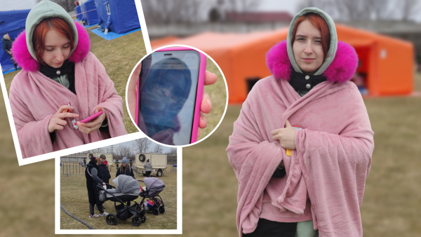 Vitia a fugit din calea războiului din Ucraina și a ajuns la tabăra de refugiați de la Siret , Foto: fanatik.ro