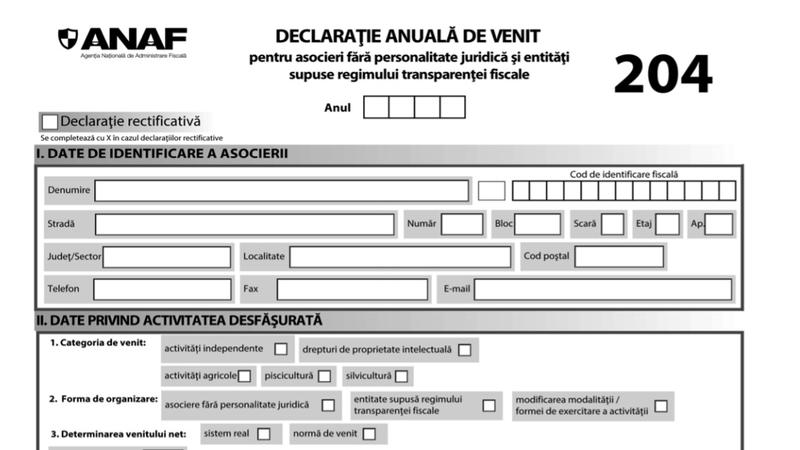 Declaratia 204, Foto: Monitorul Oficial