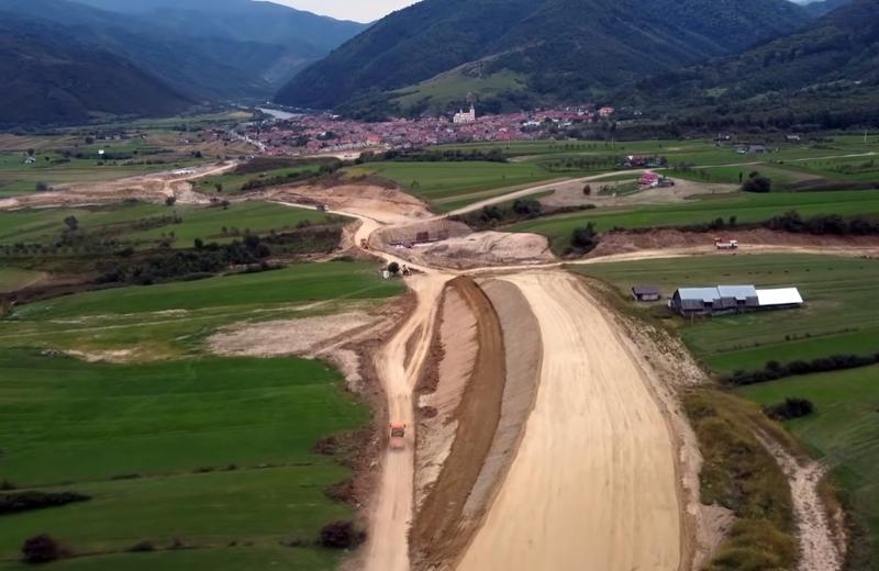 Autostrada A1 Sibiu - Pitesti prin Valea Oltului, Foto: Captura YouTube