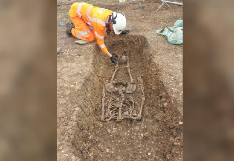 schelet care dateaza din perioada romana descoperit in Anglia, Foto: Captura CNN