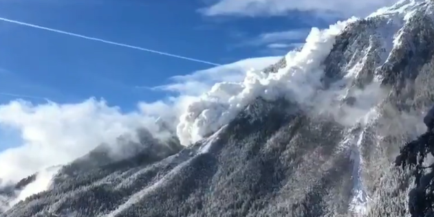 Avalansa Austria, Foto: Captura video