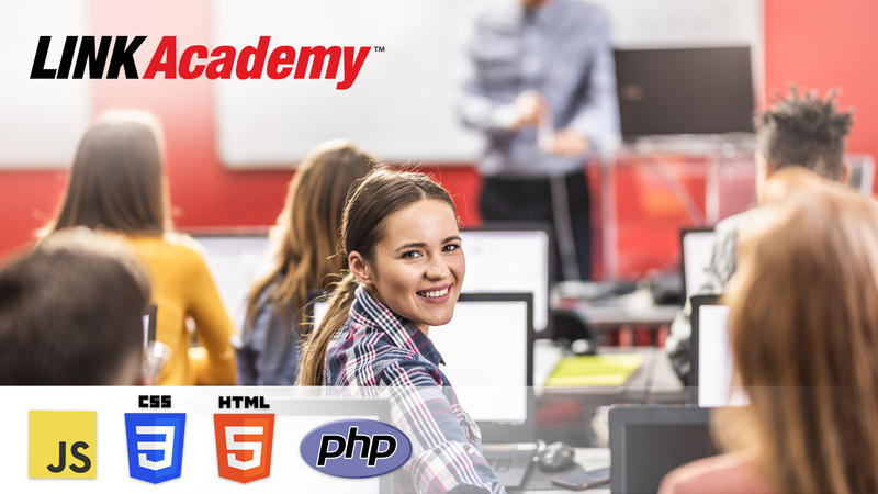 Familiarizați-vă cu HTML, CSS, JS și PHP la cursul gratuit oferit de LINK Academy, Foto: LINK Academy