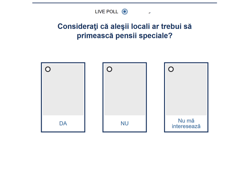 Sondaj TVR pensii aleși locali, Foto: Hotnews