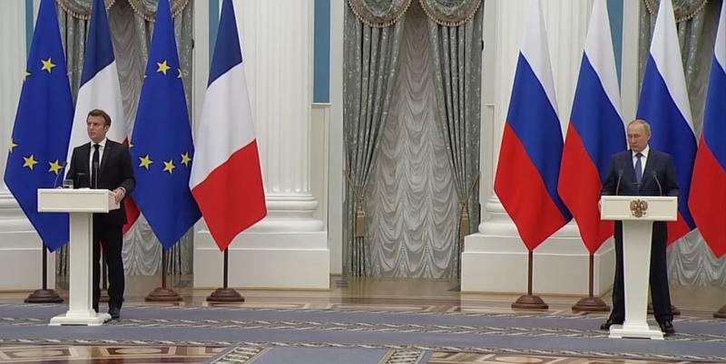 Macron si Putin, Foto: Captura YouTube