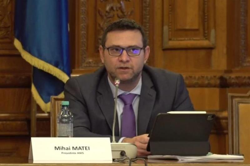 Mihai Matei, presedinte ANIS, Foto: Captura video Parlament