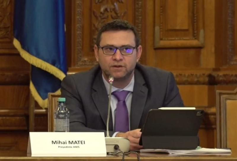 Mihai Matei, presedinte ANIS, Foto: Captura video Parlament