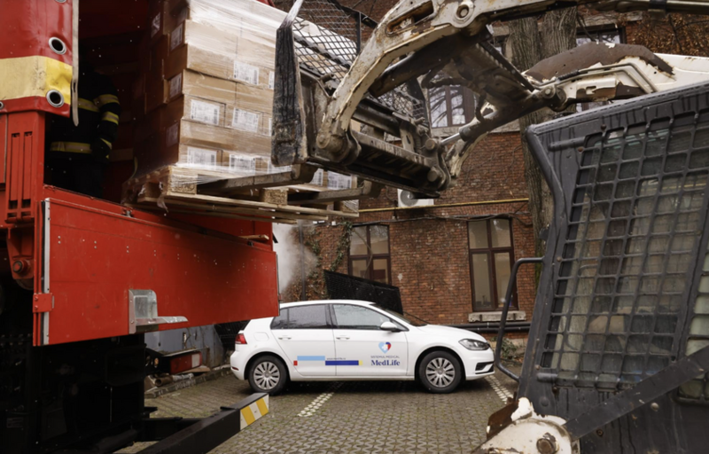 Materialele trimise sunt evaluate la peste 10 tone, Foto: MedLife