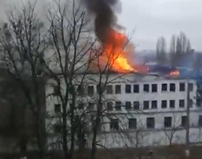 spital din Harkiv bombardat, Foto: Captura