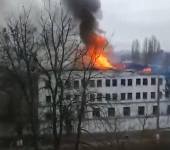 spital din Harkiv bombardat, Foto: Captura