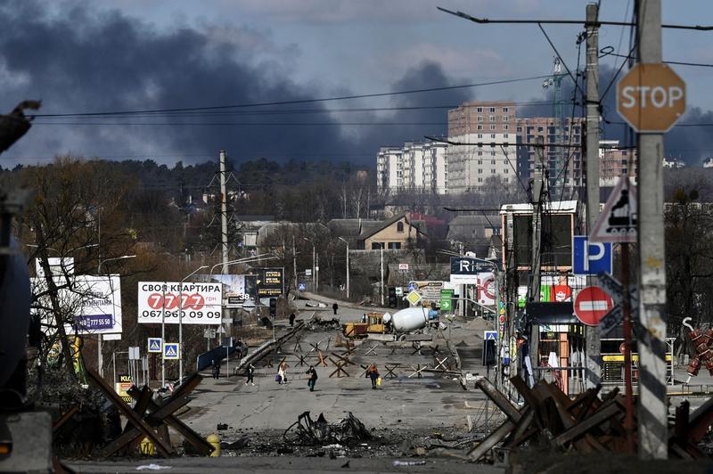 Războiul din Ucraina, la periferia Kievului, Foto: Aris Messinis / AFP / Profimedia Images