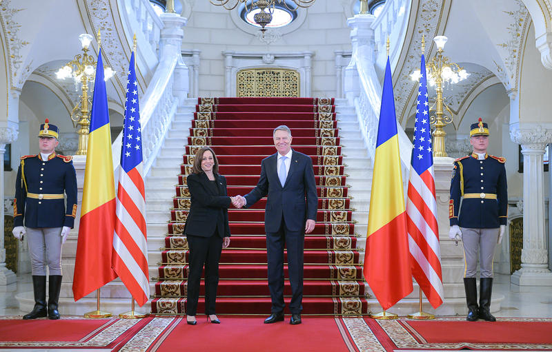 Kamala Harris, în vizita la Bucuresti, Foto: Presidency.ro
