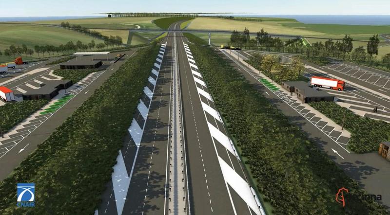 Autostrada Moldovei A7, între Bacău și Pașcani, Foto: Sorin Grindeanu pe Facebook