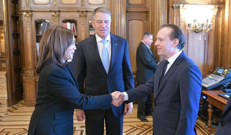 Florin Cîțu a discutat cu Kamala Harris despre sancțiunile aplicate Rusiei de SUA și majorarea bugetului pentru Apărare, Foto: Florin Citu - facebook