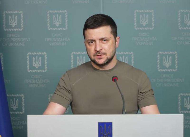 Declaratie publica a lui Volodimir Zelenski, Foto: Captura Facebook