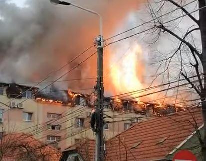 Incendiu Timișoara, Foto: Captura YouTube