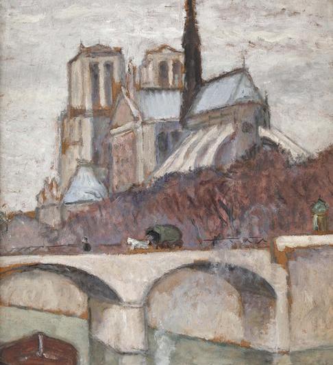Sena către Notre Dame - Theodor Pallady, Foto: Artmark