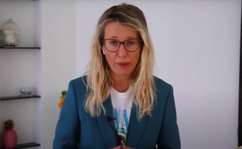Jurnalista Xenia Sobchak, Foto: Screenshot