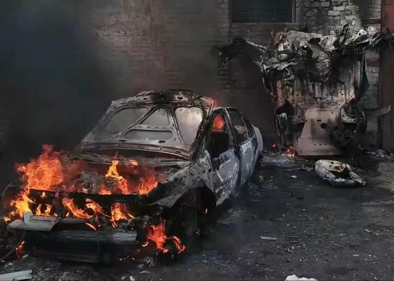 Distrugeri in Luhansk, vizat de atacuri ale fortelor ruse, Foto: Serviciul ucrainean de urgenta
