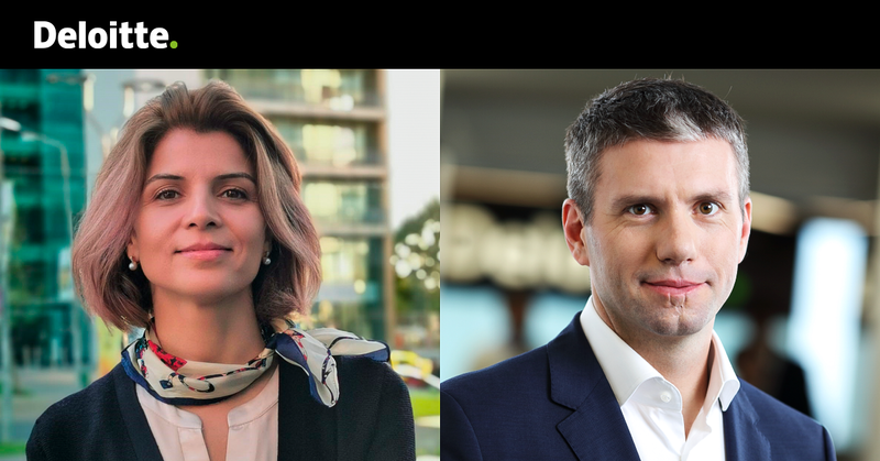 Corina Dimitriu și Krzysztof Supera, Foto: Deloitte Romania