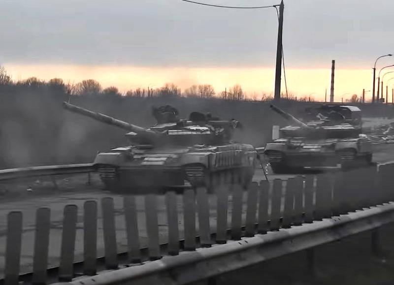 Tancuri ucrainene abandonate, Foto: Captura YouTube