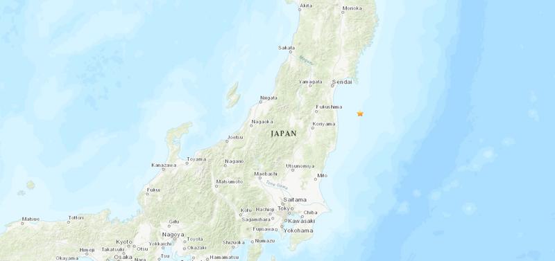 Cutremur în Japonia, Foto: USGS