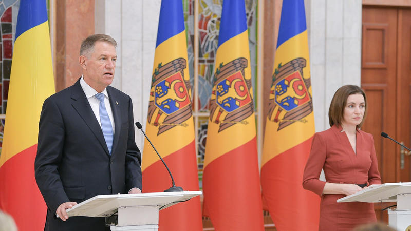 Klaus Iohannis și Maia Sandu, Foto: Presidency.ro