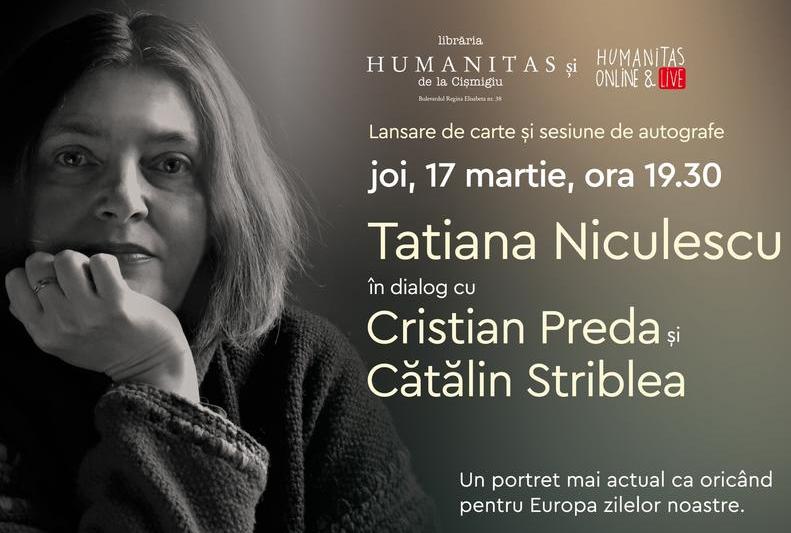 Tatiana Niculescu lansare, Foto: Humanitas