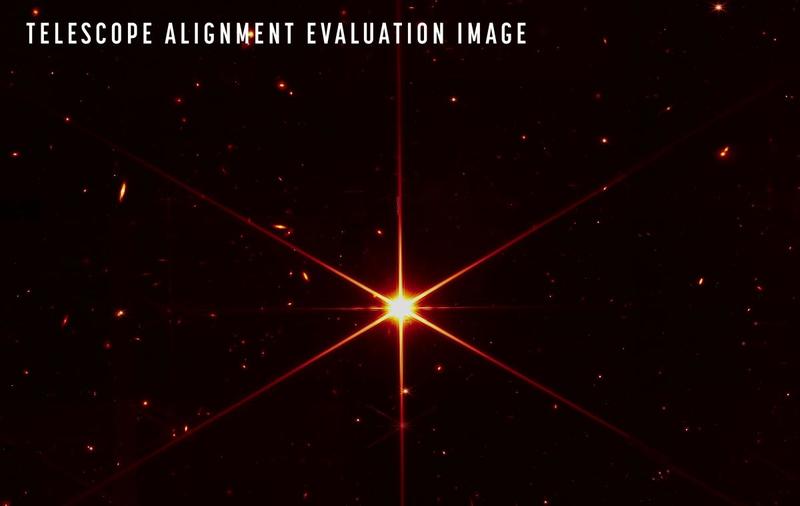 O imagine de evaluare a alinierii instrumentelor optice ale James Webb - Copy, Foto: NASA