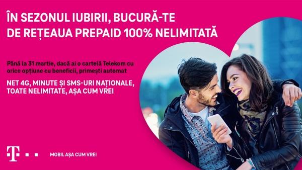 ​Telekom Mobile devine rețeaua 100% nelimitată pentru utilizatorii de cartele prepaid și dă șansa clienților să câștige unul dintre cele șase Samsung Galaxy S22, Foto: Telekom Mobile