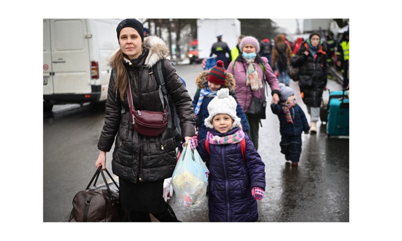 Refugiati ucraineni la vama Siret, Foto: Daniel MIHAILESCU / AFP / Profimedia