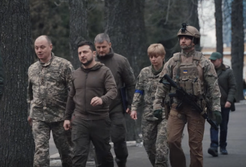 De la Ucraina inlacrimata la Ucraina plina de speranta - clip Zelenski, Foto: Captura