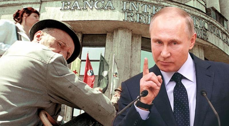 Vladimir Putin, actualul președinte al Rusiei, a fost consultantul unei companii ce a transferat fonduri prin intermediul unei bănci din România, Foto: fanatik.ro