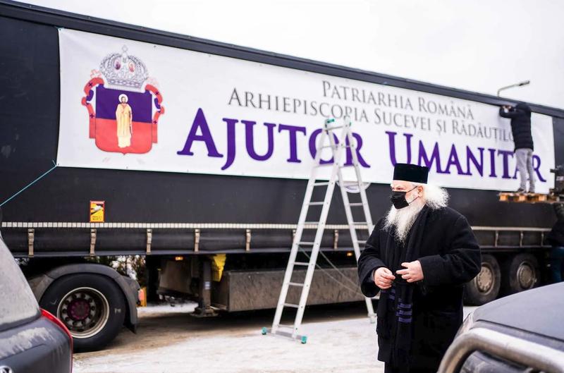 Ajutoare ale BOR pentru ucraineni, Foto: basilica.ro